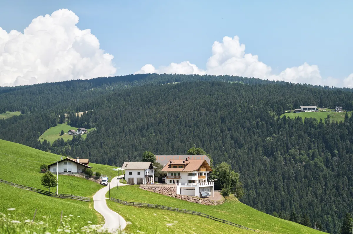 Bauernhofurlaub Südtirol mit Blick auf den Moserhof